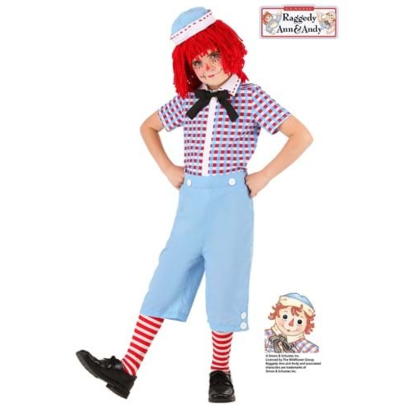Raggedy Andy Kid's Costume Medium