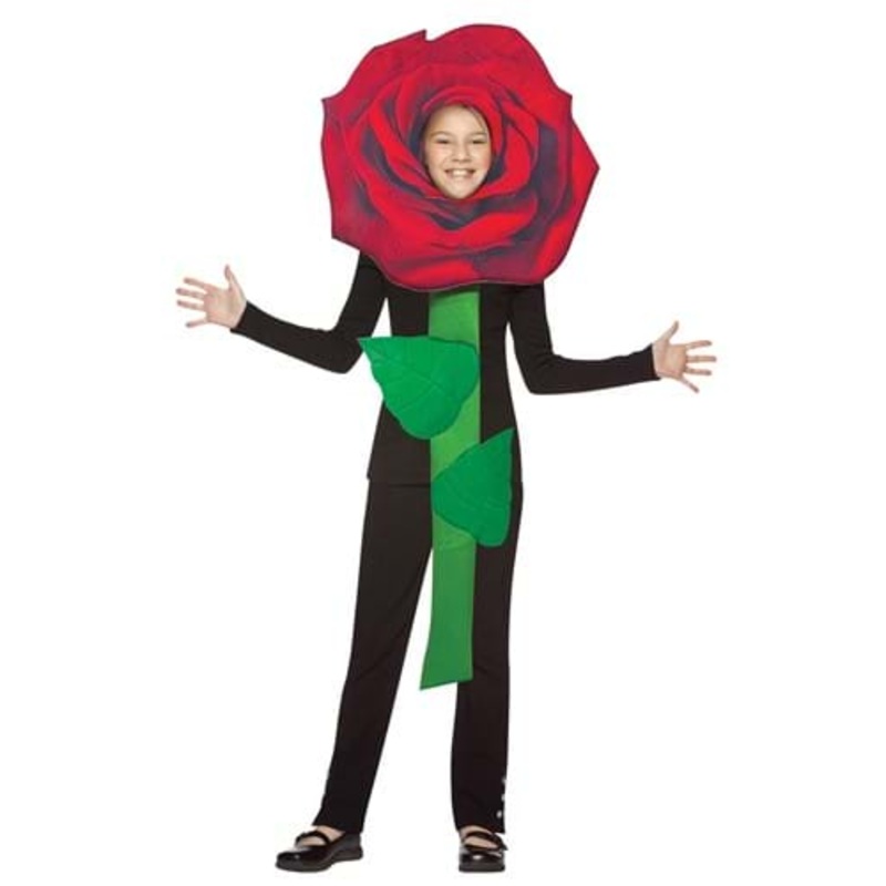 Red Rose Costume for Kids Standard