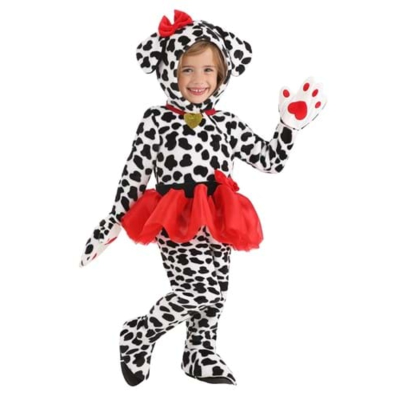 Soft Dalmatian Tutu Costume for Toddler 2T