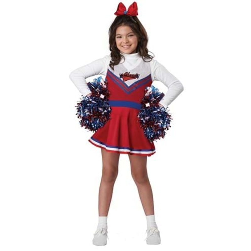 Spunky Cheerleader Girl's Costume Small