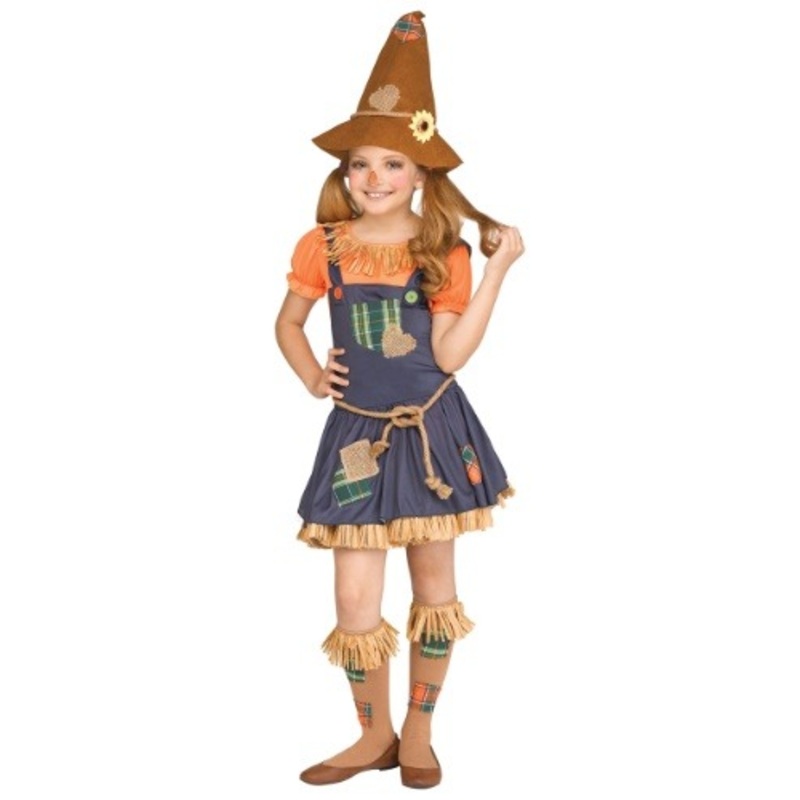 Sweet Scarecrow Girl's Costume Medium