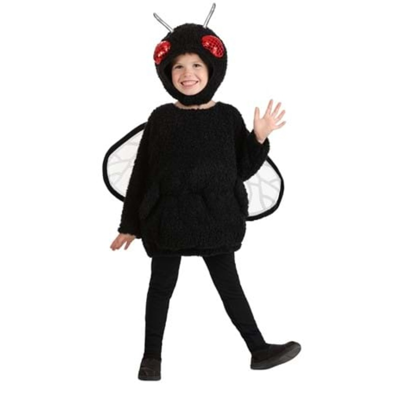 Toddler Fuzzy Black Fly Costume 2T