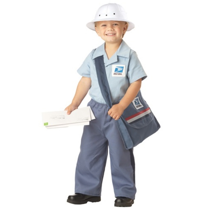 Toddler Postman Uniform Costume Medium (3-4)