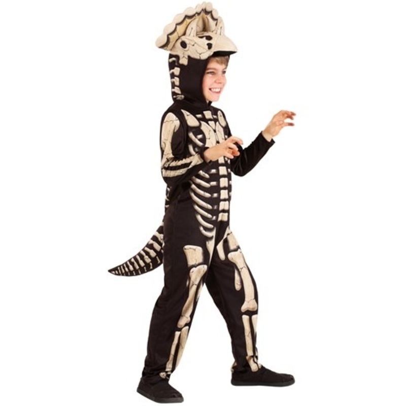 Triceratops Fossil Costume for Kids Small