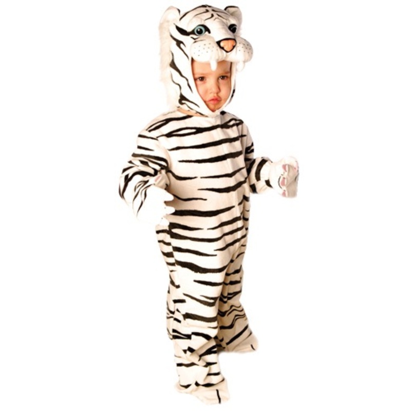 White Tiger Toddler Costume Large (2T