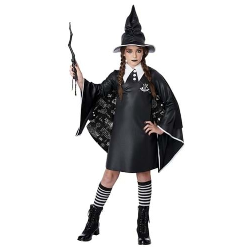Witch in Training Dress Costume for Girls Medium