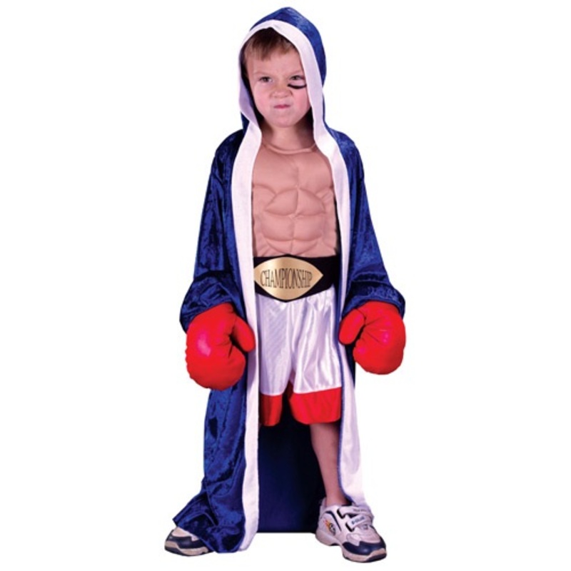 Boy's Boxer Costume for Toddlers Small (24mo