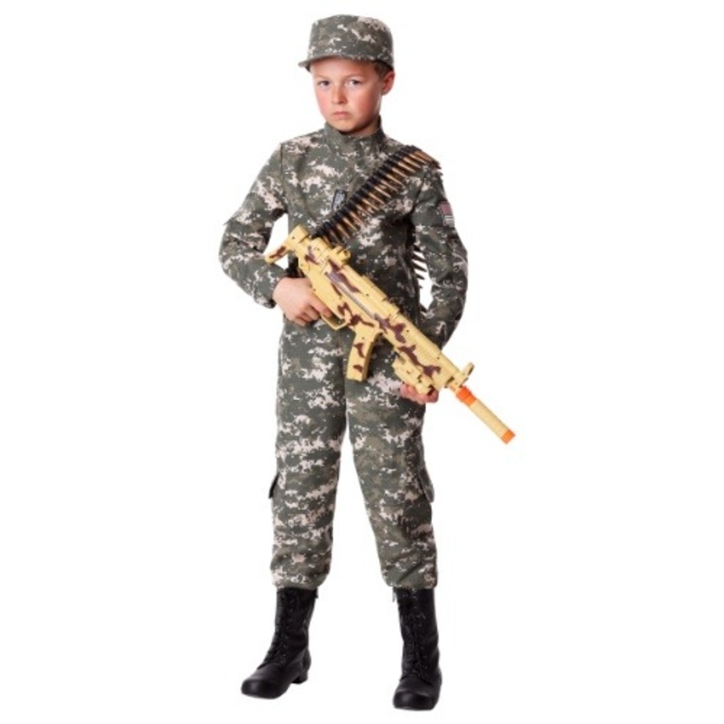 Boy's Modern Combat Soldier Costume X-Small