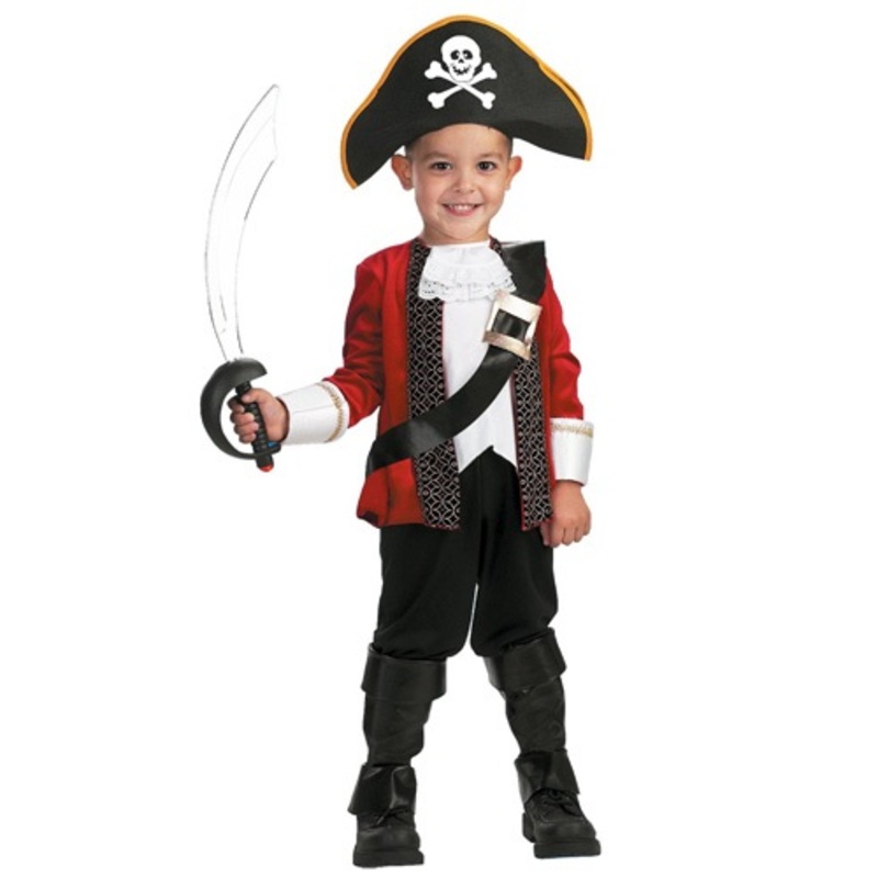 Boys El Capitan Pirate Costume Toddler (3T-4T)