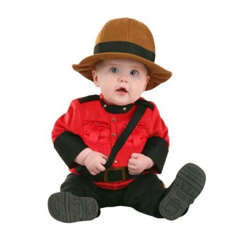 Canadian Mountie Costume for Infants 0/3 Months