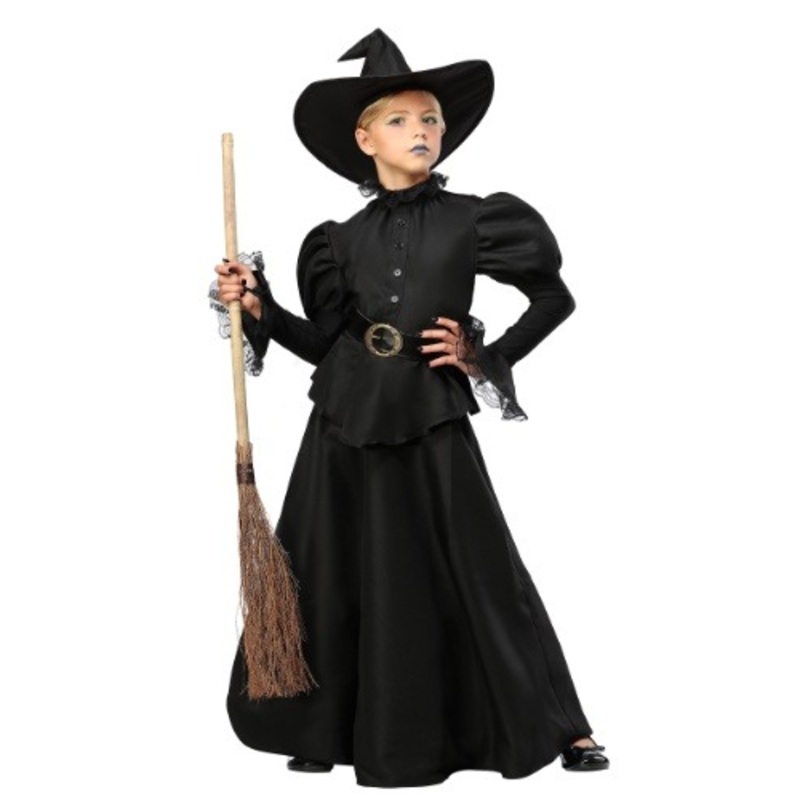 Classic Black Witch Costume for Girls X-Small