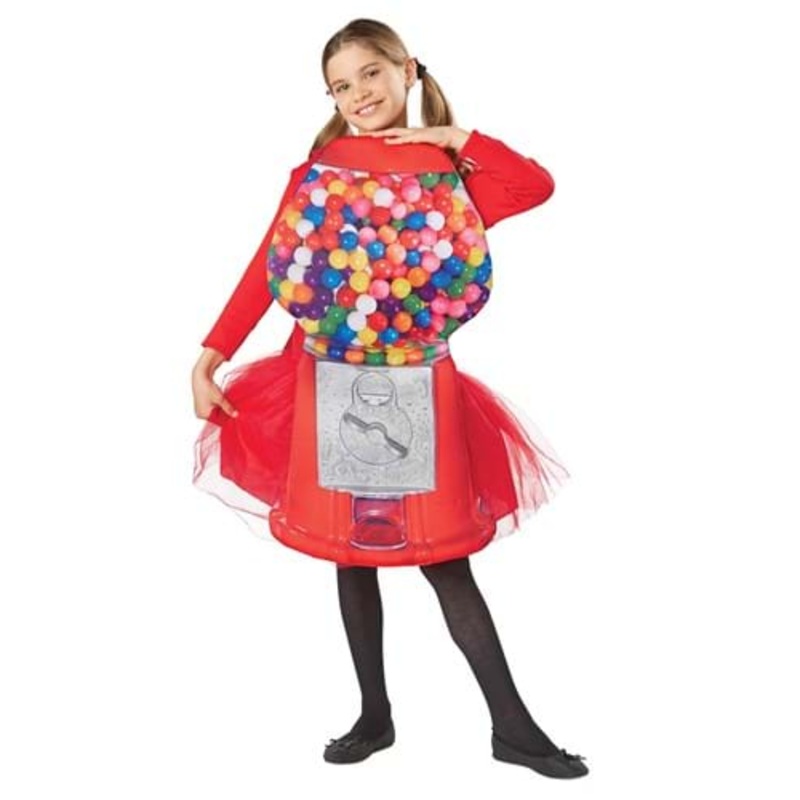 Colorful Gumball Machine Costume for Girls Standard