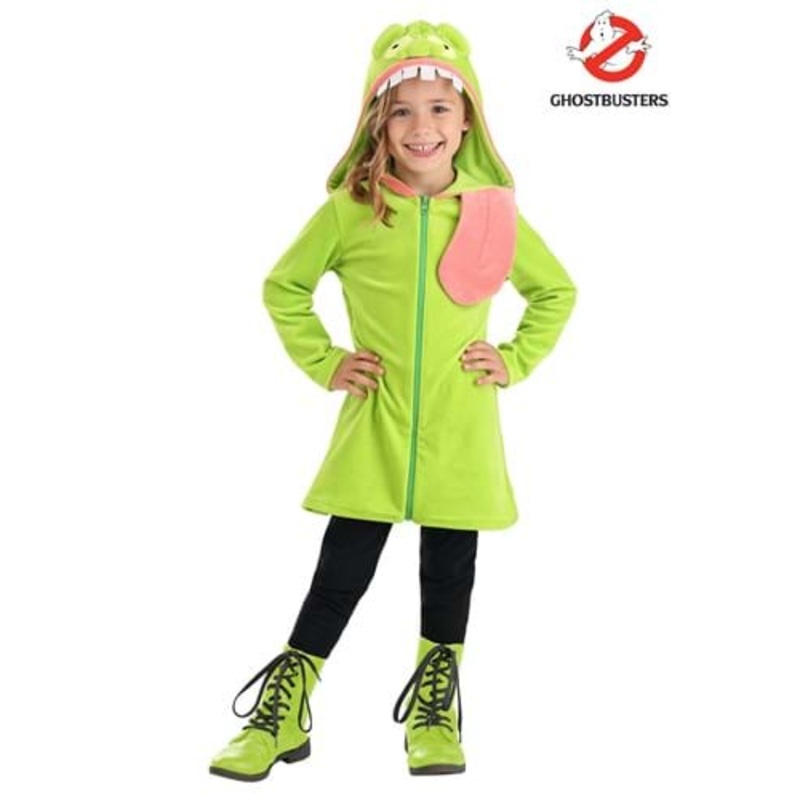 Ghostbusters Slimer Toddler Hoodie Costume 18 MO