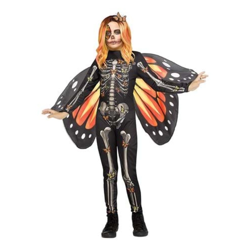 Girl's Butterfly Bones Costume Large