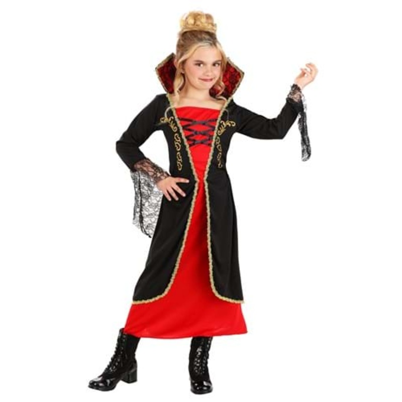 Girl's Classic Vampire Costume Dress Small/Medium