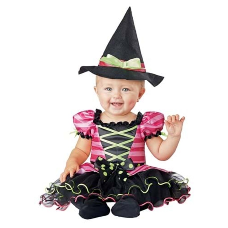 Girl's Whimsical Witch Infant Costume 6/12 Months