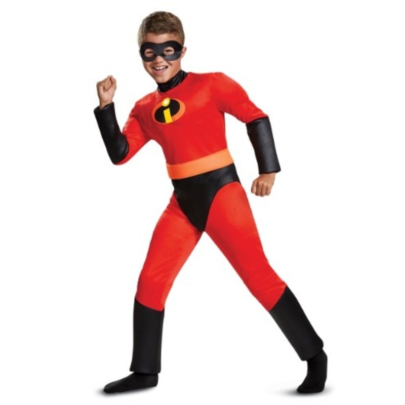 Incredibles 2 Boy's Classic Dash Muscle Costume Size 4/6