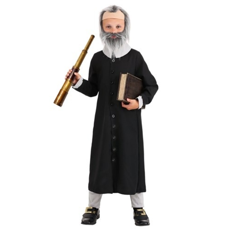 Kids Galileo Galilei Costume Small