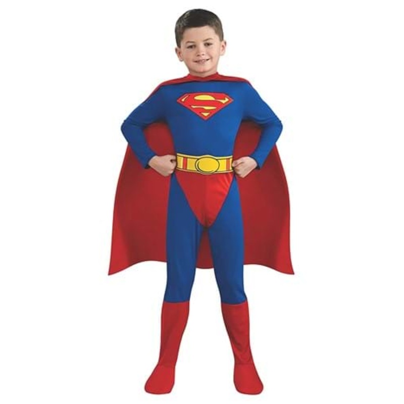 Kids Superman Costume Small (Sizes 4-6)