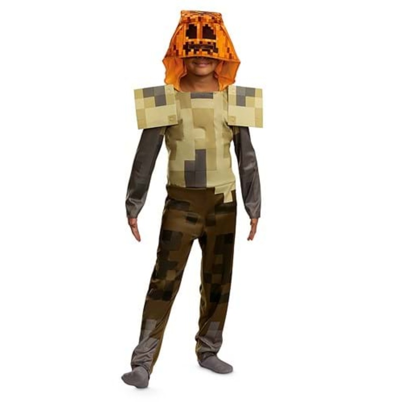 Minecraft Husk Jack O'Lantern Kid's Costume Small