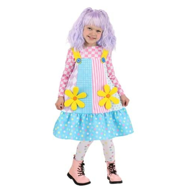 Pinafore Clown Toddler Costume 2T