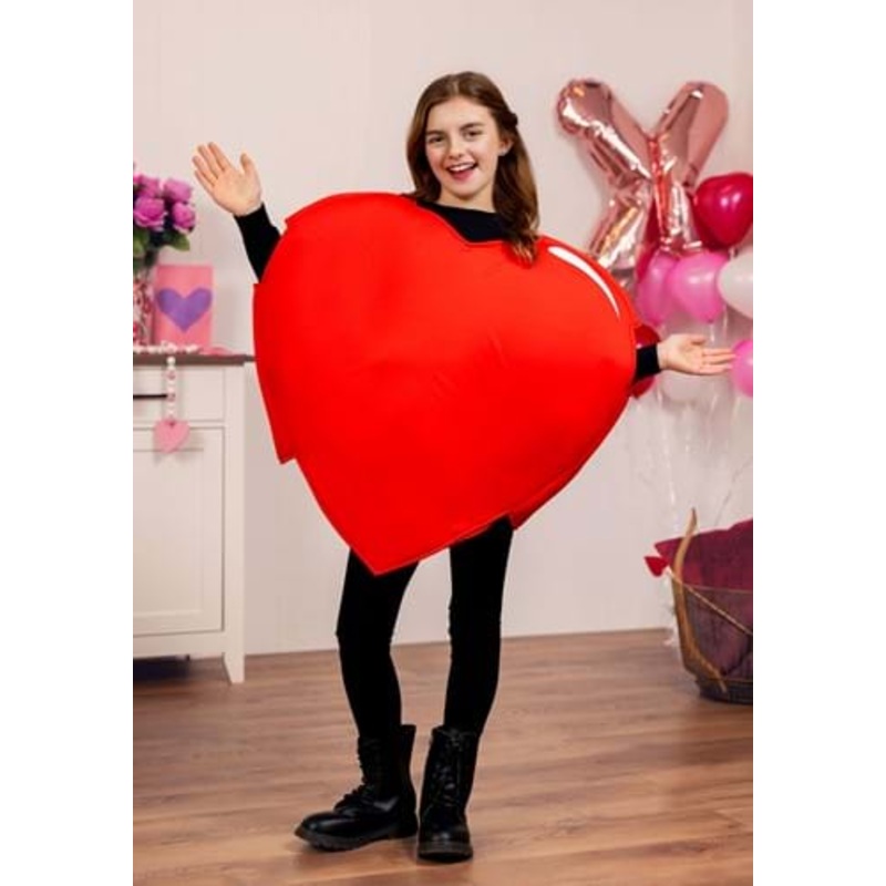 Red Heart Costume for Kids Standard