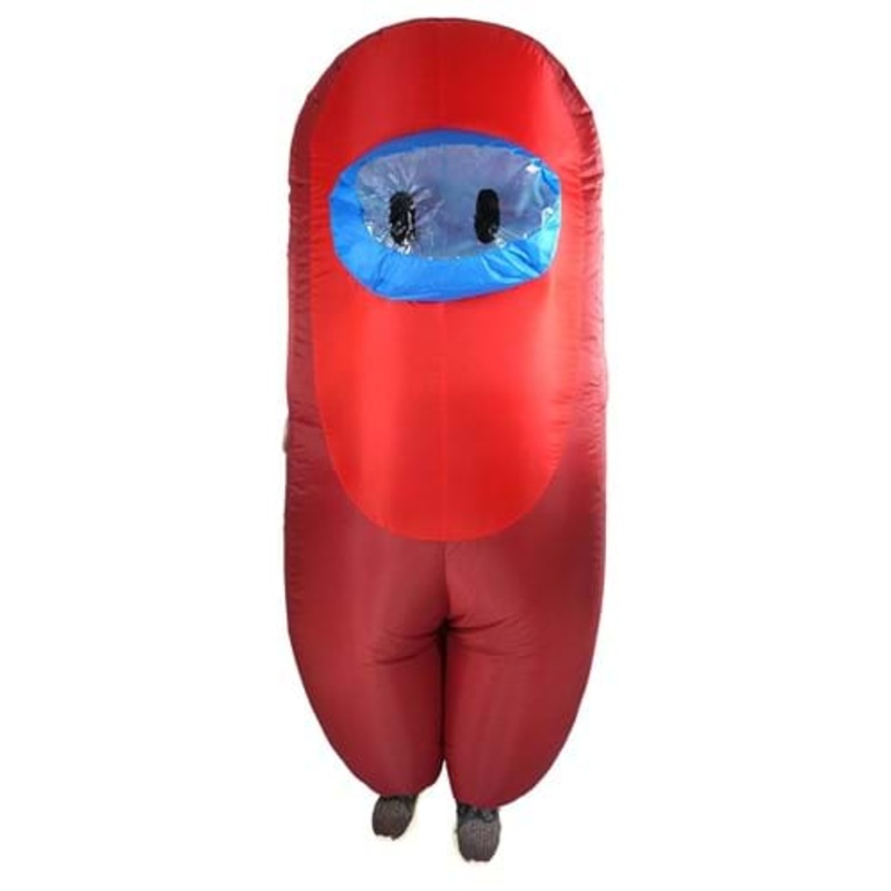 Red Sus Crewmate Killer Costume for Kids Standard