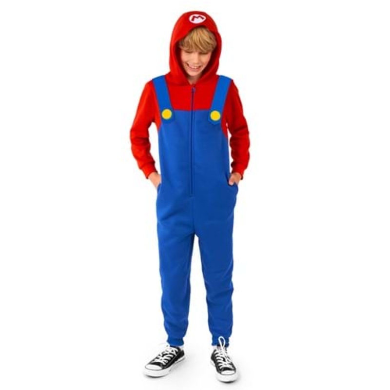Super Mario Bros. Mario Costume Onesie for Kids Small