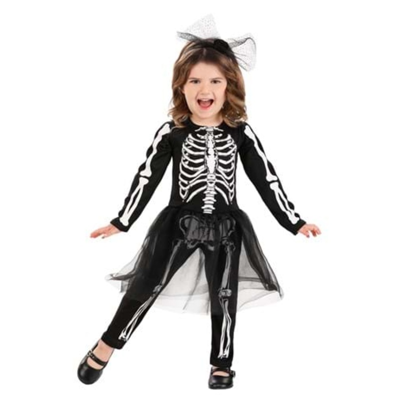 Toddler Lil Miss Skeleton Costume for Girls 2T/4T