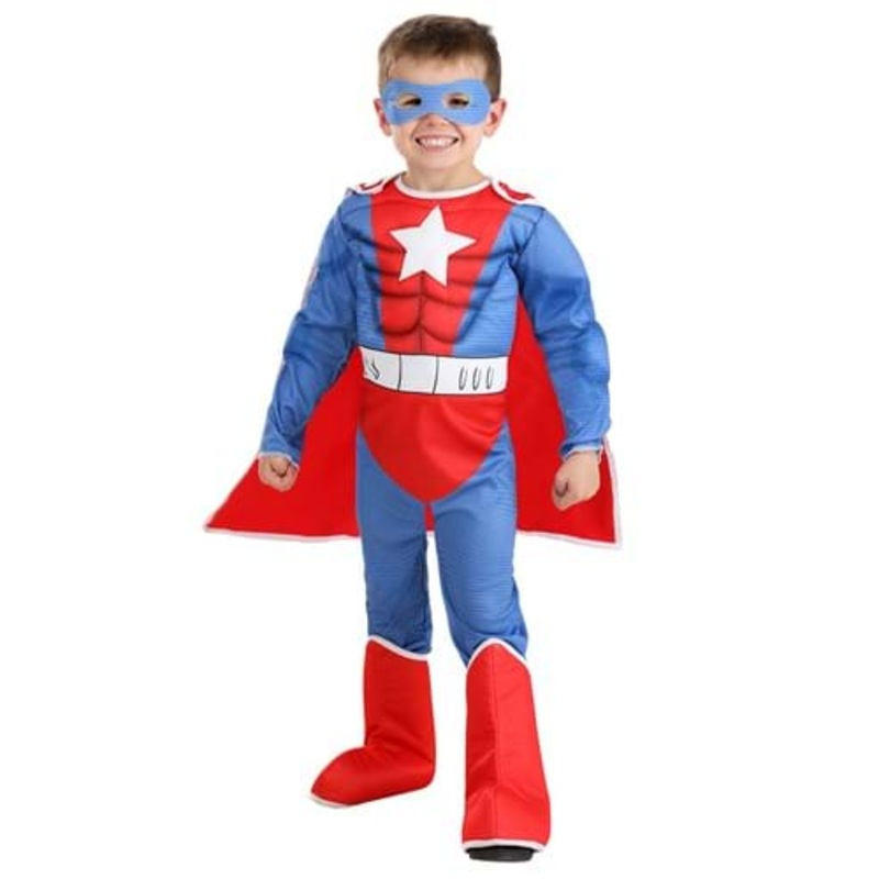 Toddler Muscle Suit Superhero Costume for Boys 2T
