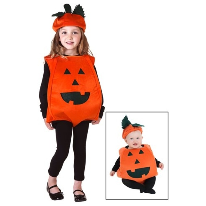 Toddler Orange Pumpkin Costume 2T