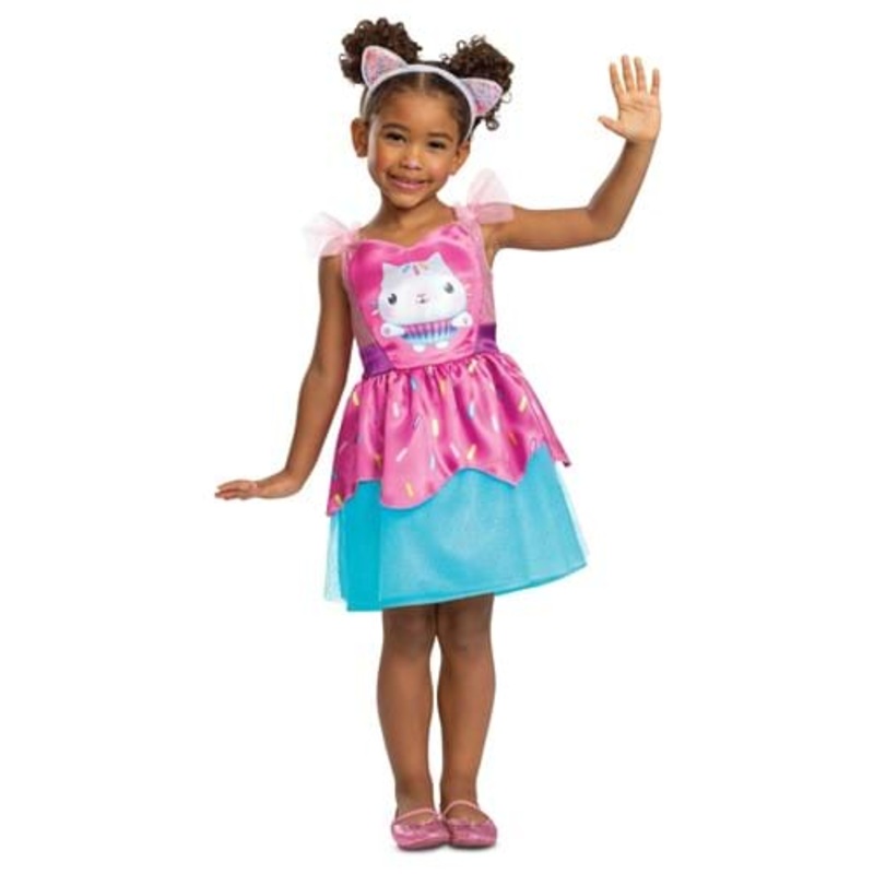 Toddler's Gabby's Dollhouse Cakey Cat Classic Costume 2T