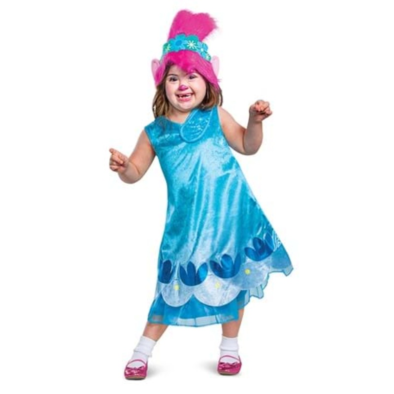 Trolls Poppy Adaptive Costume for Kids 3T/4T