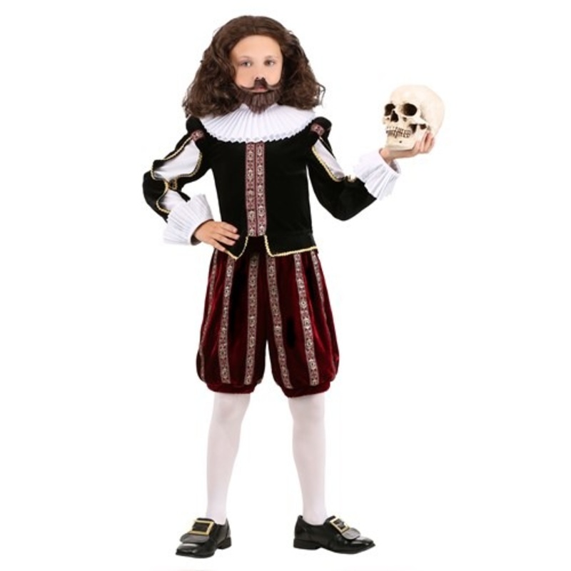 William Shakespeare Costume for Boys Small