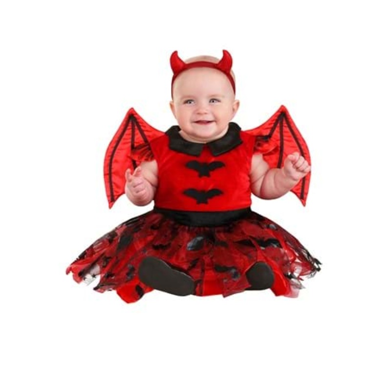 Adorable Infant Devil Dress Costume 0/3 Months