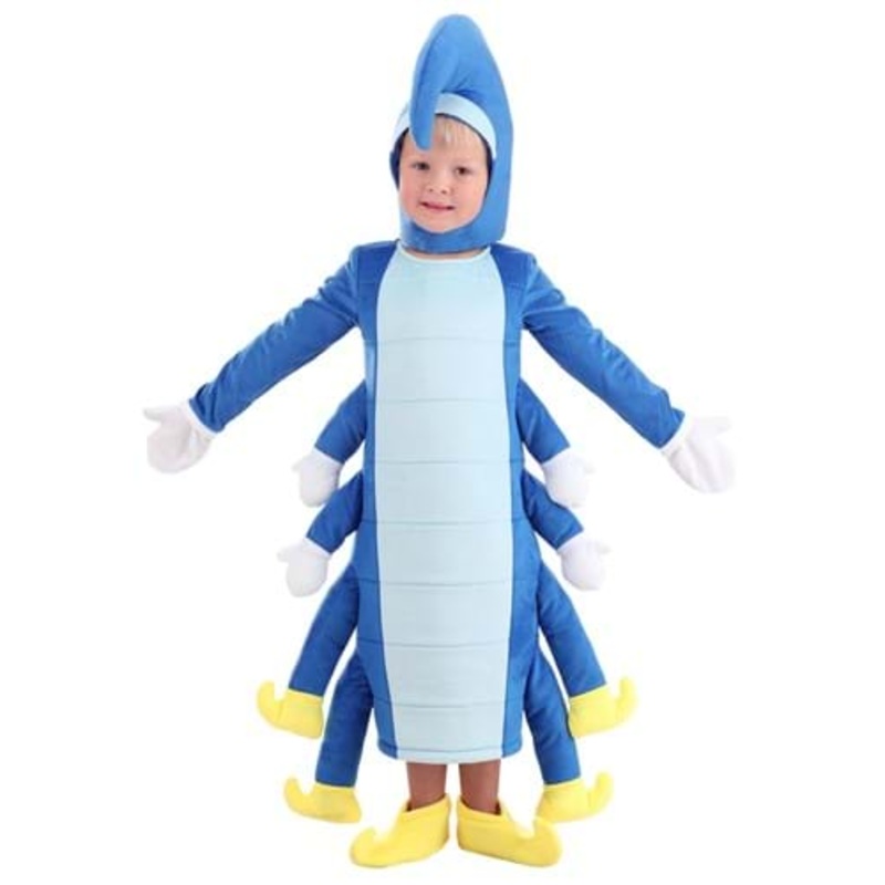 Blue Caterpillar Costume for Toddlers 2T