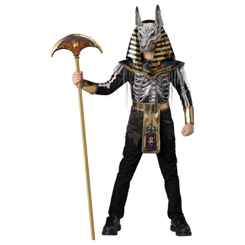 Boys Anubis Skeleton Warrior Costume Small