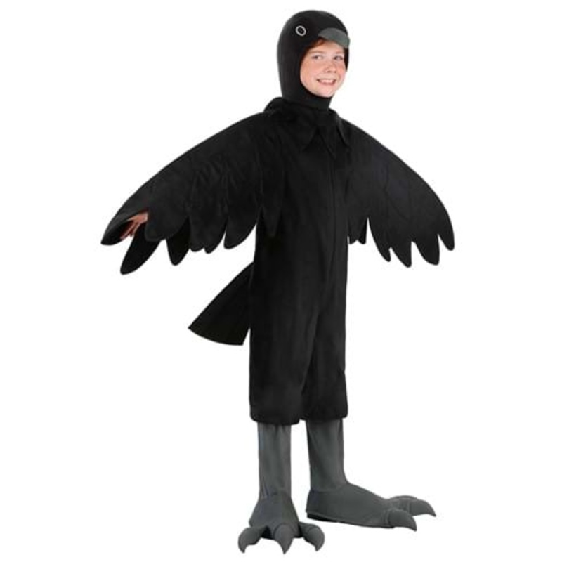 Clever Crow Costume for Kids Medium