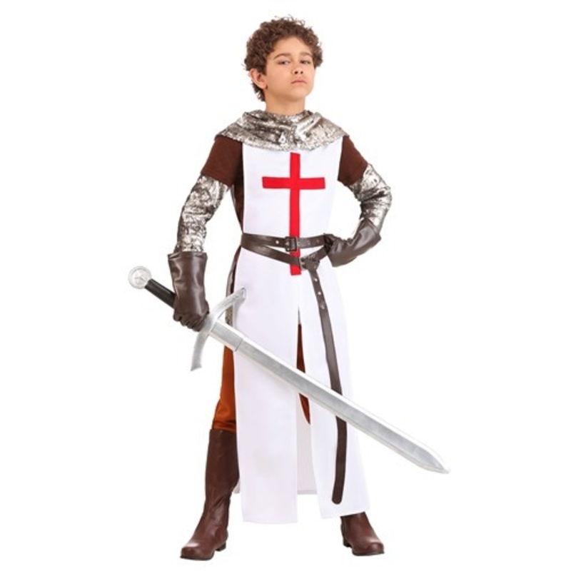 Crusader Knight Costume for Boys Small