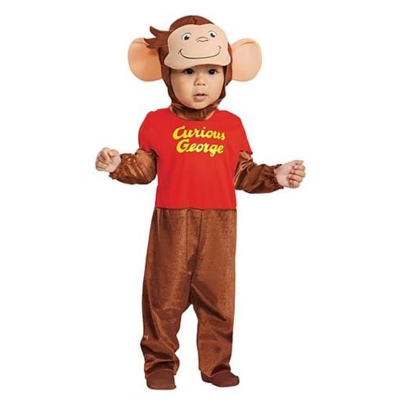 Curious George George Costume for Infants 6/12 Months