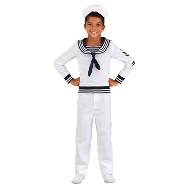 Deckhand Boy's Sailor Costume Small