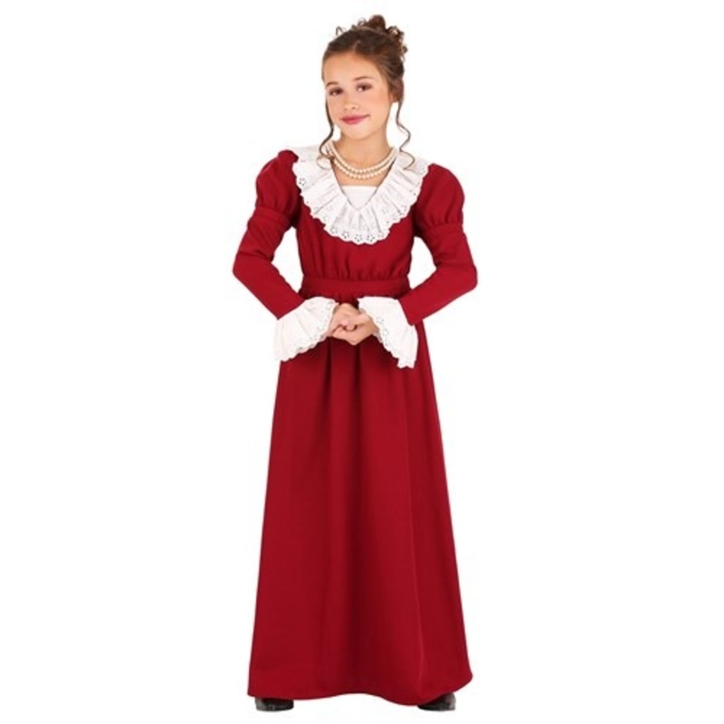 Girl's Abigail Adams Costume Dress Small