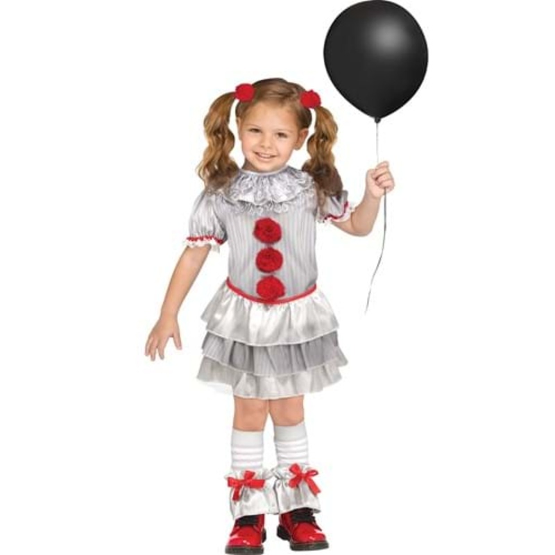 Girl's Carnevil Clown Toddler Costume Small