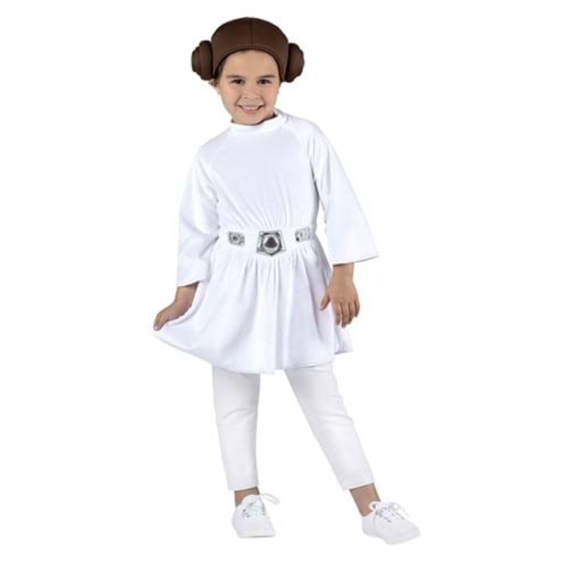 Girl's Deluxe Princess Leia Toddler Costume 3T/4T