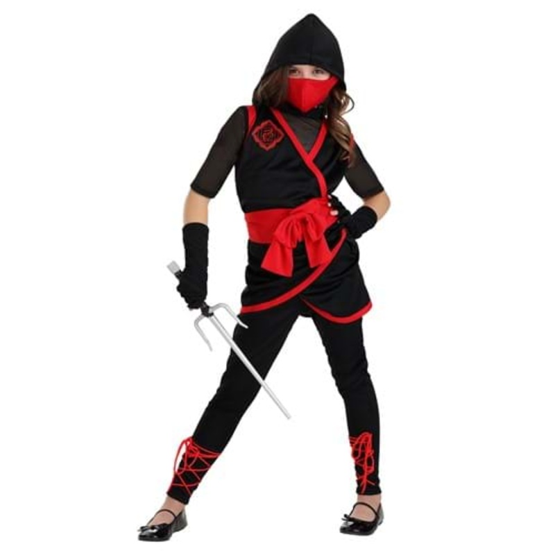Girl's Stealth Ninja Costume Small