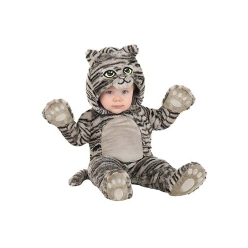 Gray Striped Kitty Costume for Infants 0/3 Months