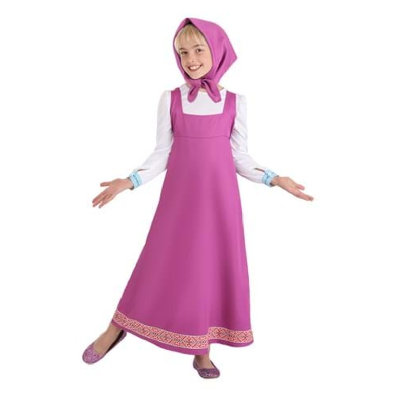 Kid's Masha and the Bear Masha Halloween Costume X-Small