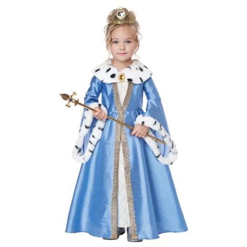 Little Queen Toddler Costume Dress 3T/4T