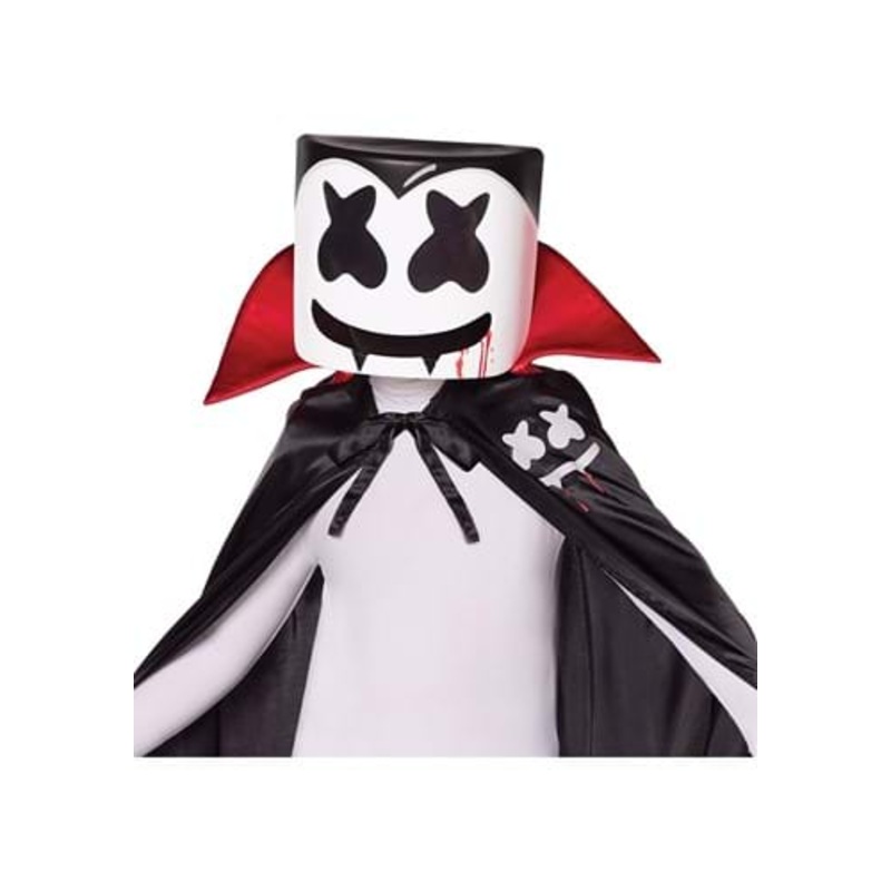 Marshmello Vampire Costume for Kids Medium