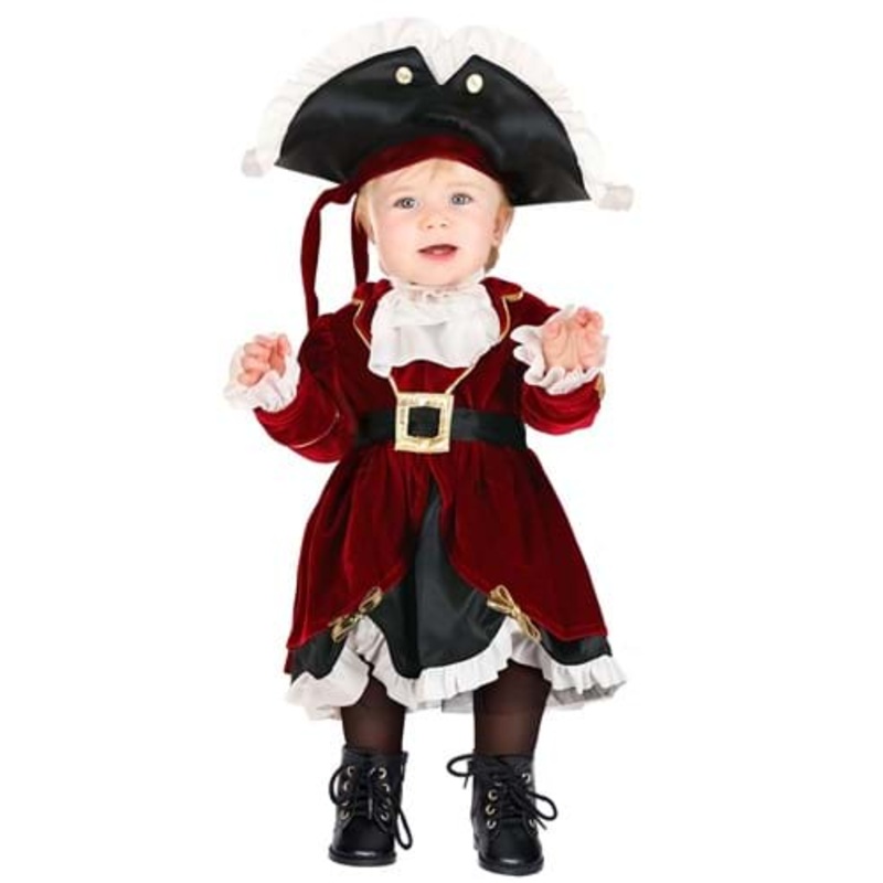 Pirate Captain Girl's Infant Dress Costume 0/3 Months